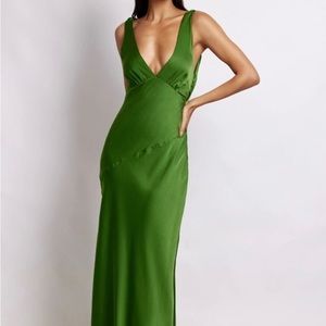 Meshki Satin Dress - never worn